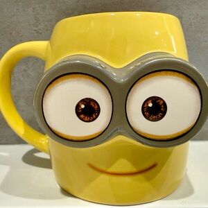 Universal Studios Despicable Me MUG Bob Minion Mayhem 3D Ceramic Coffee 24+ oz